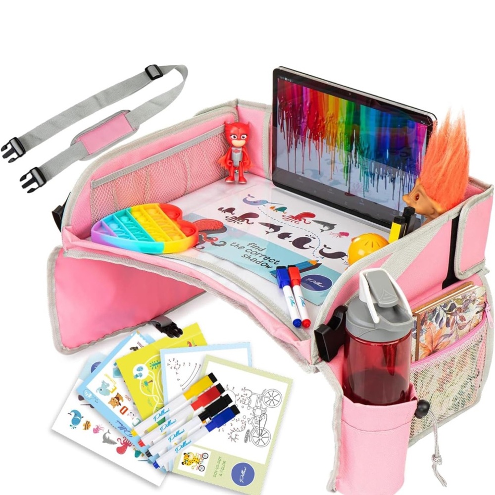 Pink Kids Travel Tray with Accessories(NWT)